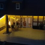 Stimmungsbild Terrasse bei Nacht